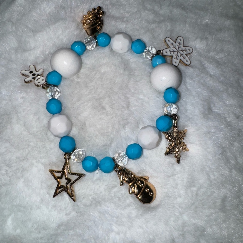 Christmas charm bracelet